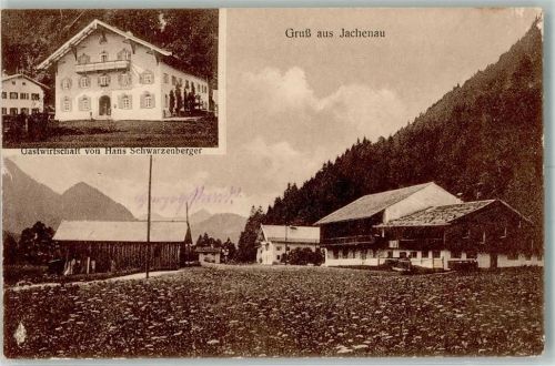Jachenau Bauernhäuser Gasthaus Schwarzenberger