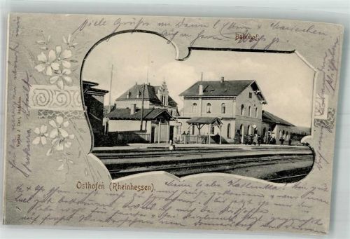 Osthofen 1903 Bahnhof Osthofen