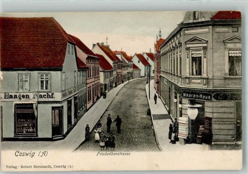 Coswig Friederikenstraße Geschäft Haagen Nachf. Warenhaus