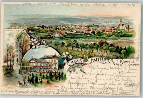 Kamenz 1899 Hotel Hutberg Lessing-Turm