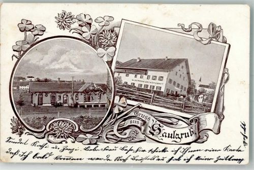 Saulgrub 1902 Gasthaus Bücke