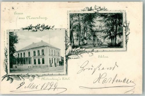 26340 W2932 Neuenburg , Kr Friesl 1899 - Schloß Neuenburg Hotel Möhmking