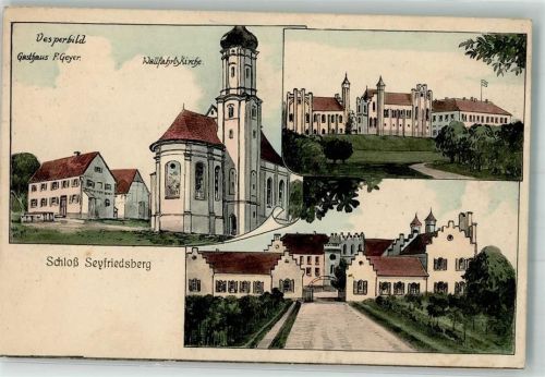 Ziemetshausen Schloß Seyfriedsberg Vesperbild Gasthaus Geyer Walllfahrtskirche
