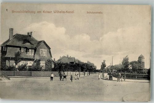Brunsbüttelkoog 1918 Scholerstrasse Kinderwagen