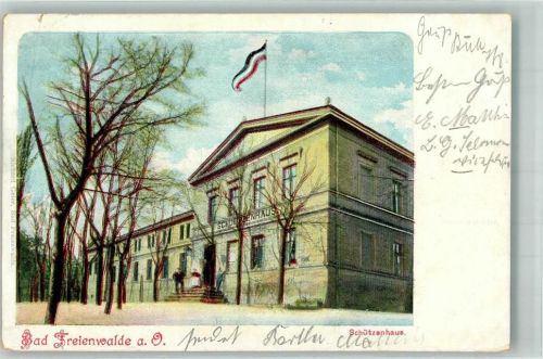 Bad Freienwalde 1901 Gasthaus Schützenhaus