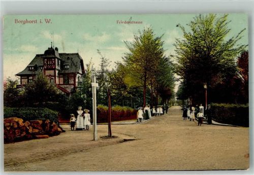 Borghorst Friedenstrasse Holzkreuz Kinder Villa