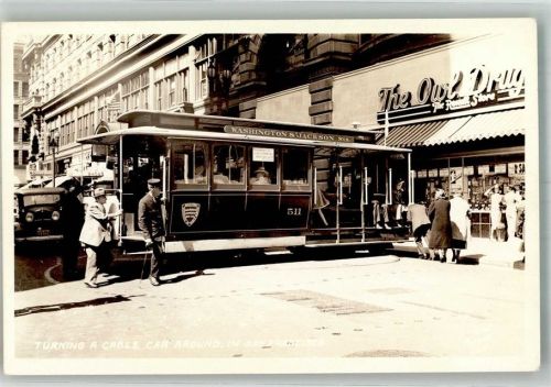 San Francisco Straßenbahn Turning Cabel Car Auto Geschäft