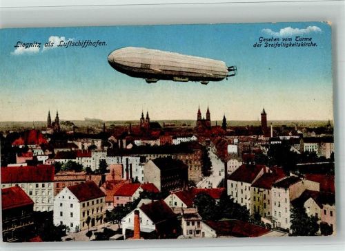Liegnitz 1916 Zeppelin Feldpost WK I