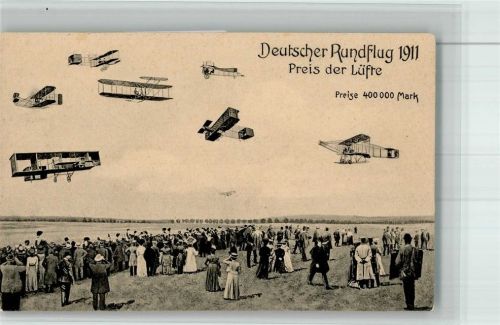 Johannisthal 1911 Deutscher Rundflug Preis der Lüfte