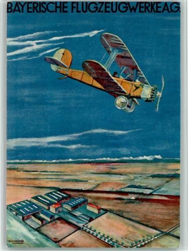 Gauting Bayrische Flugzeugwerke sign. Zacharias Orginal Autograph spähte Verwendung