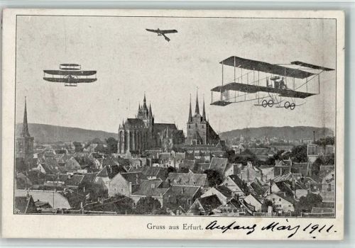 O5000 Erfurt Fliegerveranstaltung Verein für Luftschiffahrt 1911 Flugereignis BOAKC