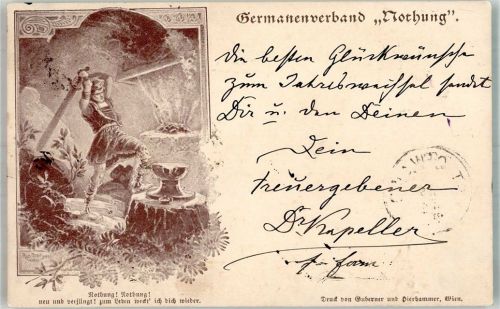 1902 Germanenverband , Rothung so nenne ich dich Schwert
