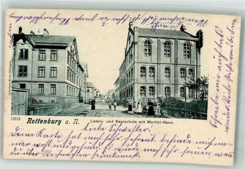 Rottenburg 1900 Real- und Lateinschule Martini-Haus