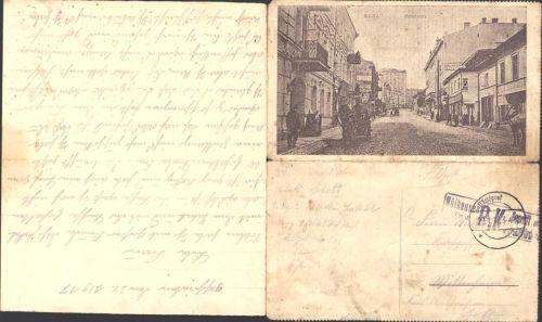 Wilna Brief von 1917 Feldpost Wilna Pohulanka