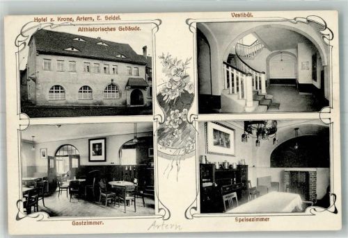 Artern Hotel zur Krone Vestibül Gastraum Speisezimmer
