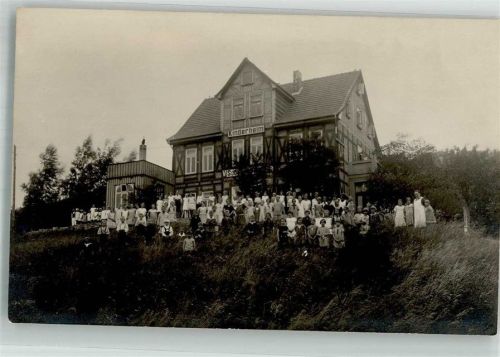 Wolfshagen Kinderheim Gruppenbild Kinderheim Kinder mit Schwestern Ort handschriftlich