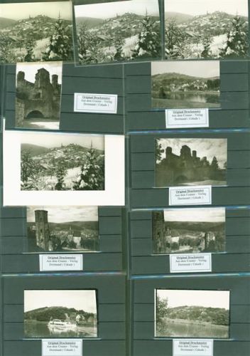 Dilsberg Lot mit 2 AK und 19 Fotos Original aus Archiv eines Ansichtskartenverlages