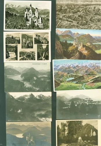 Hohenschwangau Lot mit 23 AK Neuschwanstein