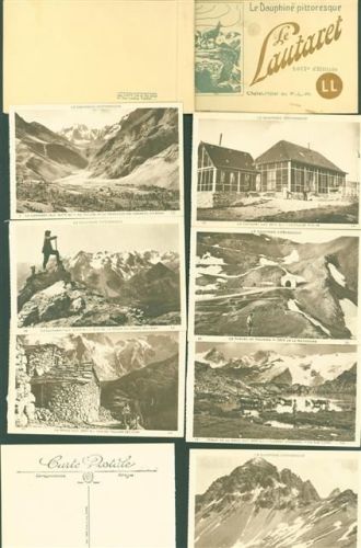 Briancon Lot mit 8 AK Gebirgspass Alpen Originaleinband Col de Lautaret
