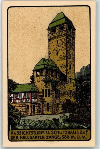 Hallgarten Hallgarter Zange Aussichtsturm und Schutzhaus