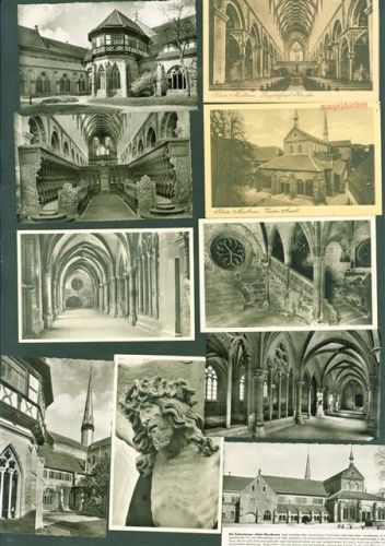 Maulbronn Lot mit 21 AK Kloster Originale aus dem Archiv des Metzverlages viele mehrfach teils Klebereste rückseitig