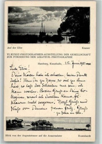 Hamburg 1901 VI Photographien Ausst. der Gesellschaft zur Förderung der Amateur Fotografie