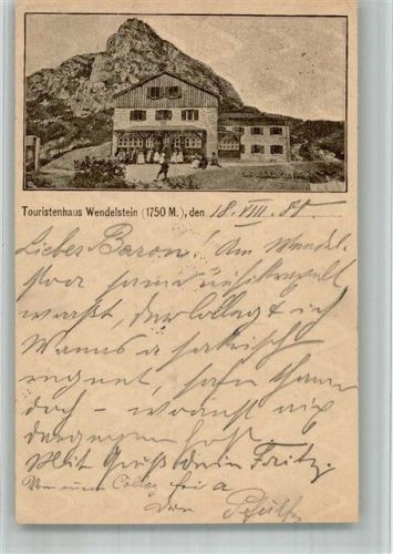 Wendelstein 1888 Touristenhaus Privatganzsache