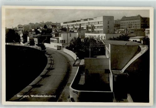 W7000 Stuttgart Weissenhofsiedlung Bauhaus 1928 Foto AK