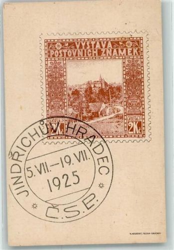 Jindrichuv Hradec Briefmarkenabbildung