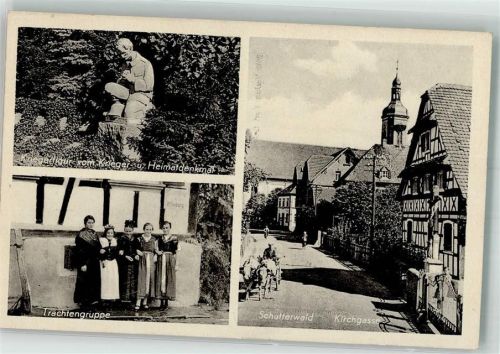 Schutterwald Krieger- u. Heimatdenkmal Tracht Kirchgasse