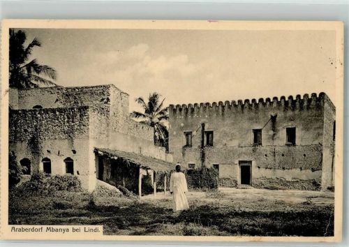 1913 Araberdorf Mbanya bei Lindi Deutsche Kolonialgesellschaft