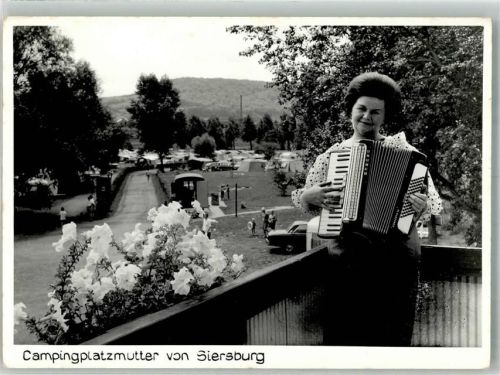 Siersburg 1968 Campingplatz Mutter von Siersburg Akkordeon