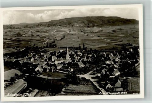 97342 W8711 Seinsheim Foto AK Fliegeraufnahme