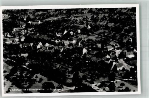Niederweiler Fliegeraufnahme Freigeg. R.L.M.