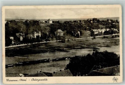 Crossen a.d. Oder 1942 Oderpartie Feldpost WK II