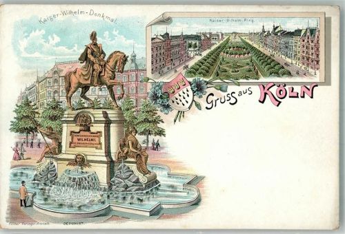 Köln Deutz 105 Gruss aus Denkmal