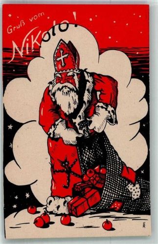 Nikolo mit Mitra Verlag LWKW Nr. 9030