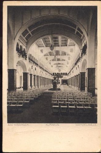 1928 Bad Kissingen: Kurhaus, Wandelhalle,C. A. & Co. AKU1