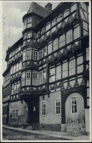 um 1940 Stolberg in Harz, Konsistorium,Louis Glaser