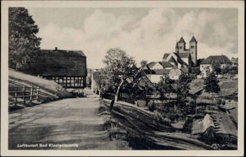 07639 O6532 Bad Klosterlausnitz um 1950/60 - Bad Klosterlausnitz, Ansicht,Albert Krebs KG AKU1