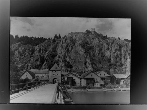 Essing Bruck und Bruckturm Burg Randeck