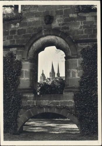 um 1930/40 Gelnhausen, Kaiserpfalz,Deutscher Kunstverlag