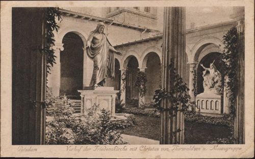 14467 O1510 Potsdam 1938 - Potsdam, Vorhof, Friedenskirche,Wollstein AKU1