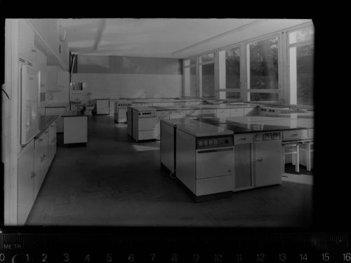 46414 W4292 Rhede , Westf GLASNEGATIV Gudula Kloster