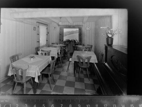 58849 W5974 Herscheid , Westf GLASNEGATIV Haus Brandeicke