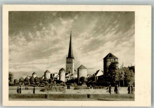 Tallinn Reval Foto AK Platz der Türme