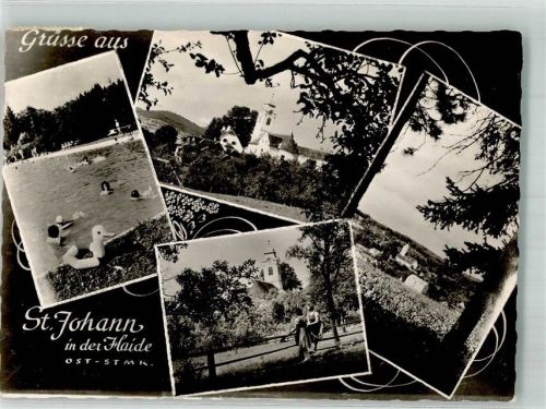 Sankt Johann 1969 Schwimmbad Kirche