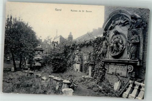 Gand Denkmal Ruines de St. Bavon