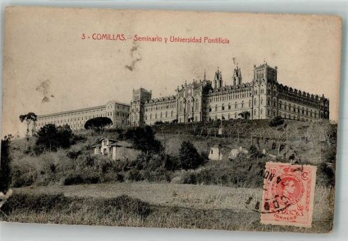 Santander 1906 Foto AK Semiraio y Universidad Ponticficia Comillas Marke bildseitig