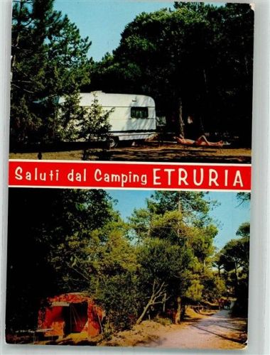 Castagneto Carducci 1979 Camping Etruria Marina di Castagneto Carducci